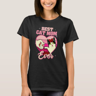 Beste Katzenmutter überhaupt Katze Frauen Mutter T-Shirt