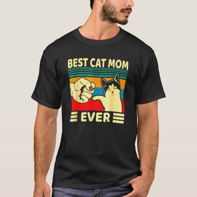 Beste Katzenmutter überhaupt  Katzenmutter Muttert T-Shirt (Vorderseite)