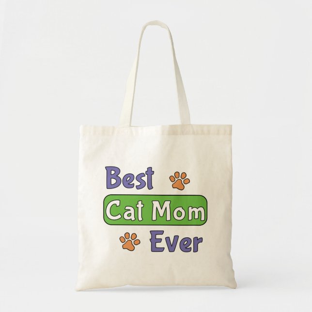 Beste Katzenmutter überhaupt Tragetasche (Vorne)