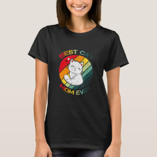 Beste Katzenmutter überhaupt Vintage-Zitat Muttert T-Shirt