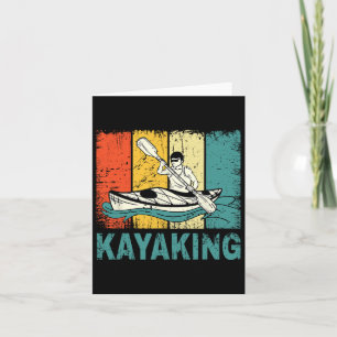 Beste Kayaking-Kunst für Männer Frauen Kayaking An Karte