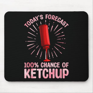 Beste Ketchup-Kunst für Männer Frauen Ketchup-Novi Mousepad