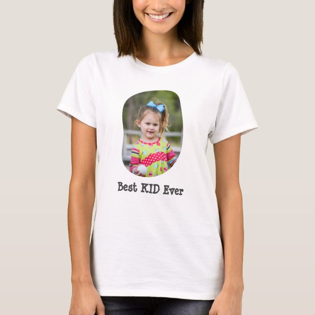 Beste KIDs Hochladen Ihres Fotos T-Shirt (Vorderseite)