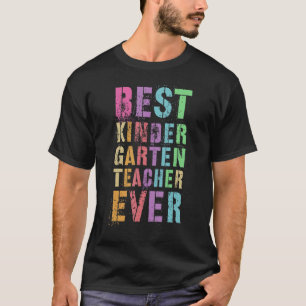 Beste Kinder Garten Teacher Kindergartenlehrer T-Shirt