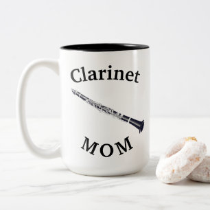 Beste "Klarinette MAMA" jemals! Muttertag Zweifarbige Tasse