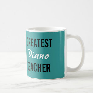 Beste Klavierlehrer-Tasse Kaffeetasse