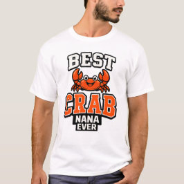 Beste Krabben-Oma Allerbest Großmutter Ozeanliebha T-Shirt