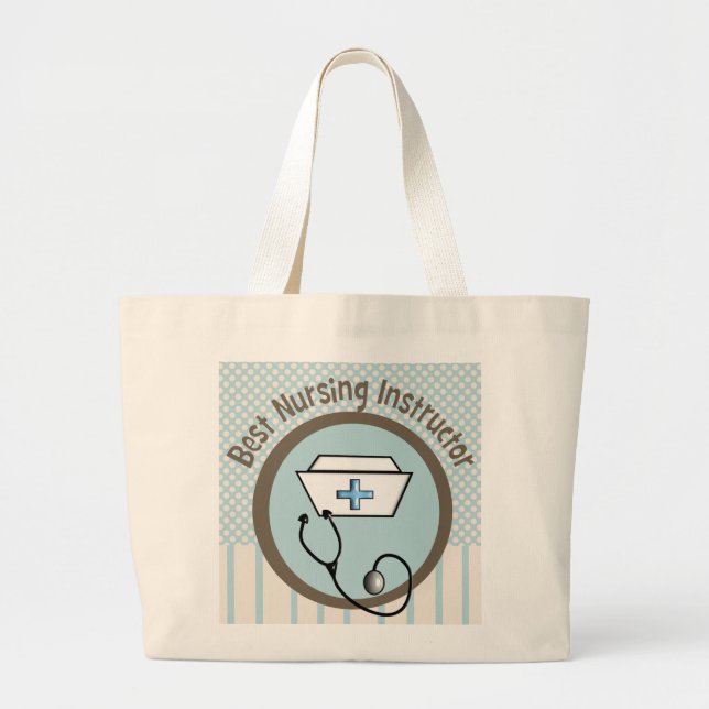 Beste Krankenpflege-Lehrer-Taschen-Tasche Jumbo Stoffbeutel (Vorne)