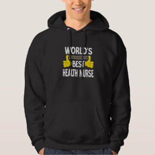 Beste Krankenpfleger der Welt Jobtitel Beruf Gesun Hoodie