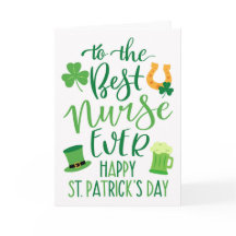 Beste Krankenschwester ever zum St. Patrick's Day
