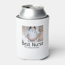Beste Krankenschwester fügt Bildname Text ärztlich Dosenkühler