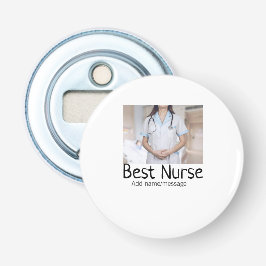 Beste Krankenschwester fügt Bildname Text ärztlich Flaschenöffner