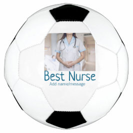 Beste Krankenschwester fügt Bildname Text ärztlich Fußball