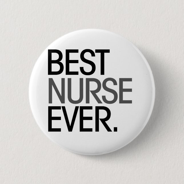 Beste Krankenschwester je Button (Vorderseite)