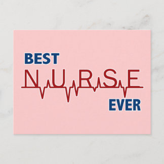 Beste Krankenschwester je Postkarte