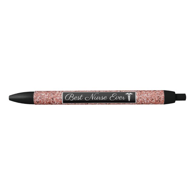 Beste Krankenschwester je Rosa Rose Gold Imitate G Kugelschreiber (Vorderseite)