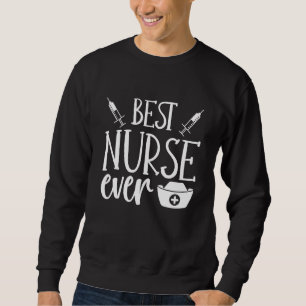 Beste Krankenschwester je Spaß Pflege Karriere Kra Sweatshirt