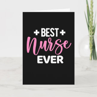 Beste Krankenschwester je - Wertschätzung für Kran Karte