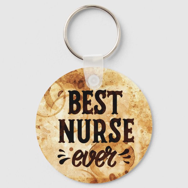 Beste Krankenschwester Schlüsselanhänger (Vorderseite)