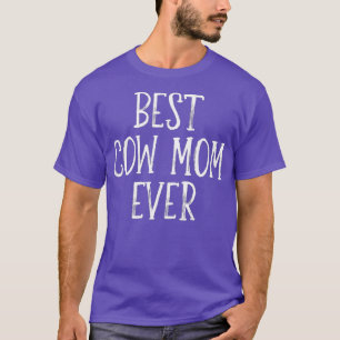 Beste Kuh-Mama je Bauer gibt landwirtschaftlichen T-Shirt