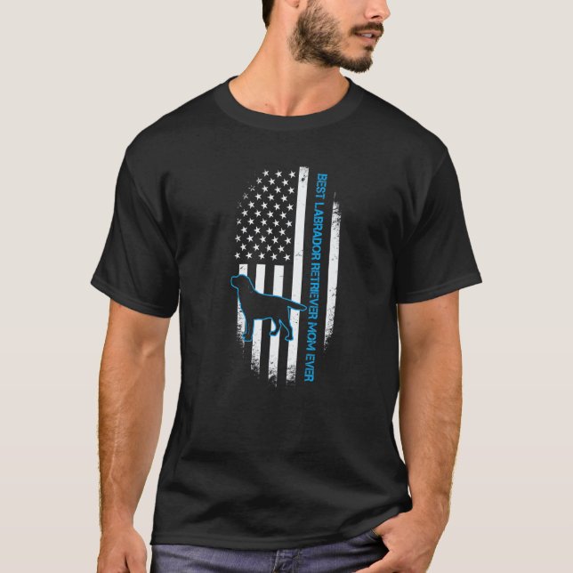 Beste Labrador Retriever-Mutter überhaupt Labrador T-Shirt (Vorderseite)