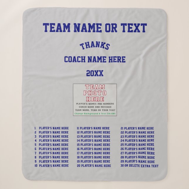 Beste Lacrosse Coach Geschenke, ALLE Spieler, Coac Sherpadecke (Vorderseite)