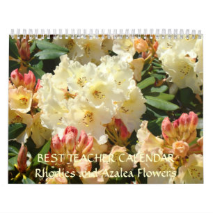 BESTE LEHRER Geschenke Kalender Azalee Rhododendro