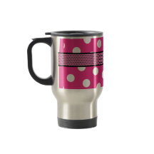 Beste LEHRER Monogramm-Rosa-Tupfen V02