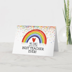 Beste Lehrerin aller Zeiten Karte