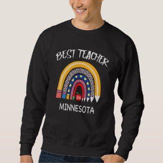 Beste Lehrerin in Minnesota Lehrerin Anerkennung Sweatshirt