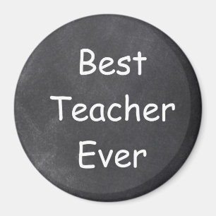 Beste Lehrerin je Chalkboard Design Geschenk Idee Magnet