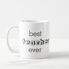 Beste Lehrerin je Geschenk-Tasse Kaffeetasse