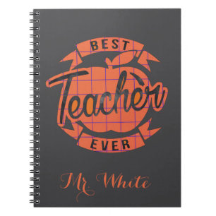 Beste Lehrerin je individuelles Foto Notebook Notizblock