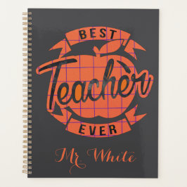 Beste Lehrerin je personalisiert Planer