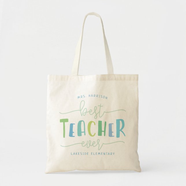 Beste Lehrerin je Tasche (Vorne)