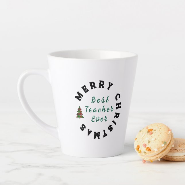 Beste Lehrerin je Weihnachten Vielen Dank für Ihr  Milchtasse (Beispiel)