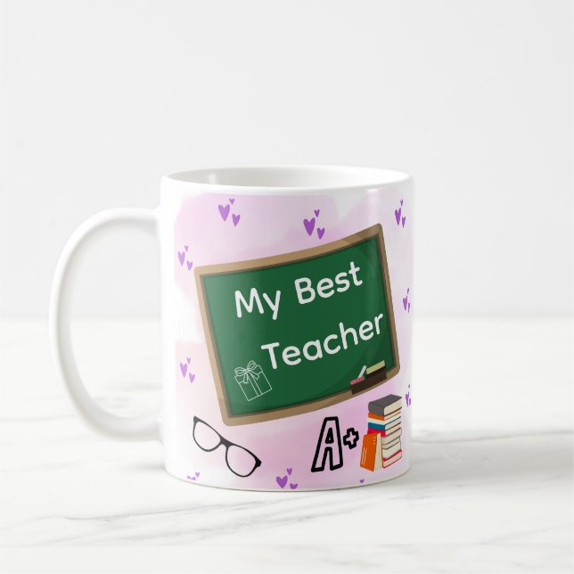 Beste Lehrerin Kaffeetasse (Links)