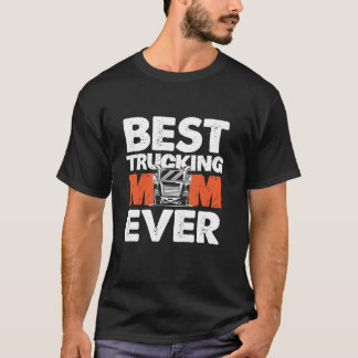 Beste LKW-Mama je LKW-Mütterfahrer T-Shirt