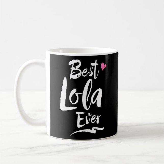 Beste Lola je für philippinische Großmutter Kaffeetasse (Links)