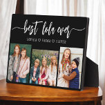 Beste Lola je - Großkinder - FotoCollage Fotoplatte<br><div class="desc">Feiern Sie das "Beste Lola Ever" mit dieser personalisierten Grandchildren Foto Collage Plaque. Dieses herzliche Geschenk besticht durch eine wunderschön arrangierte Collage mit wertvollen Fotos, die besondere Momente einfangen, ergänzt durch eine liebevolle Botschaft. Aus hochwertigen Materialien mit schlichter Oberfläche gefertigt, ist es ideal, um auf der Zuhause als hochgeschätzter Sake...</div>