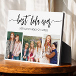 Beste Lola je - Großkinder - FotoCollage Fotoplatte<br><div class="desc">Feiern Sie das "Beste Lola Ever" mit dieser personalisierten Grandchildren Foto Collage Plaque. Dieses herzliche Geschenk besticht durch eine wunderschön arrangierte Collage mit wertvollen Fotos, die besondere Momente einfangen, ergänzt durch eine liebevolle Botschaft. Aus hochwertigen Materialien mit schlichter Oberfläche gefertigt, ist es ideal, um auf der Zuhause als hochgeschätzter Sake...</div>