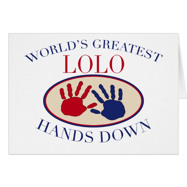 Beste Lolo Hände unten (Vorderseite (Horizontal))