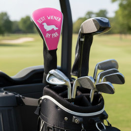 Beste Long Hair Dackel Dog by Par Golf Head Cover Golf Headcover