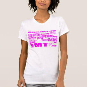 Beste Mädchen EMTs: Rosa beststes EMT T-Shirt