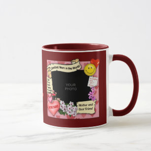 Beste Mama (anpassbar) Foto-Tasse Tasse