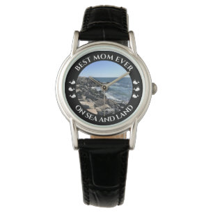 Beste Mama Atlantische Ozeanwelle Armbanduhr