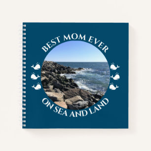 Beste Mama Atlantische Ozeanwellen Notizbuch
