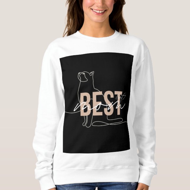 Beste Mama Cat T - Shirt (Vorderseite)