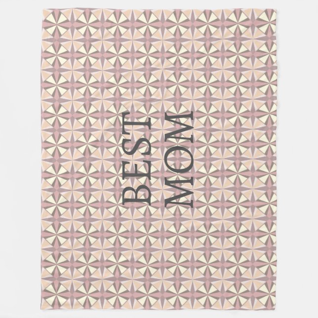 Beste Mama Fleecedecke (Vorderseite)