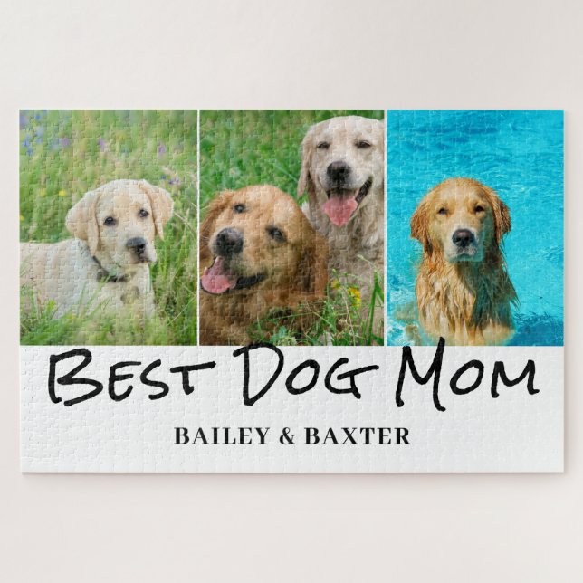 Beste Mama Foto Collage Name (Horizontal)